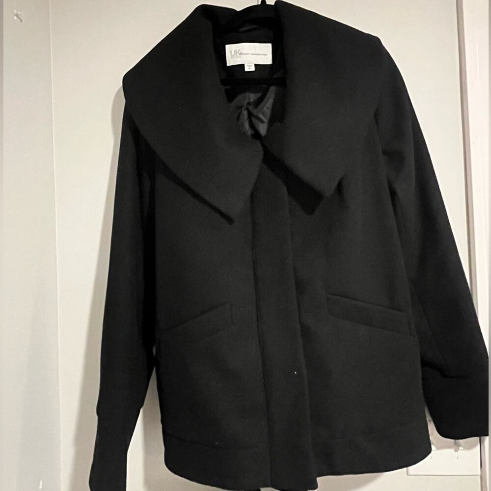 UK French Connection XL shawl collar coat